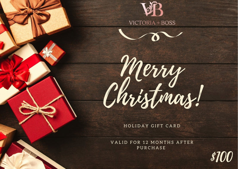 Victoria and Boss Holiday  Gift Card