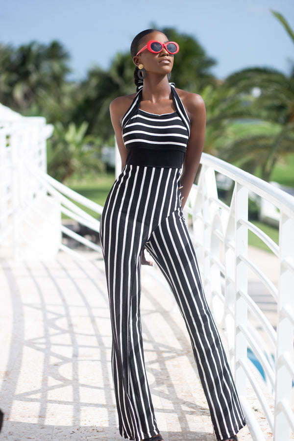 Black and white jumpsuit - Victoria + Boss 