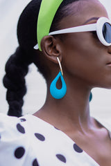 Turquoise drop earrings - Victoria + Boss 